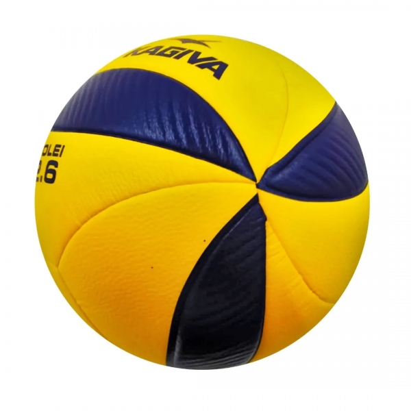 Bola Kagiva 2.6 Oficial Vôlei de Quadra - amarelo/azul