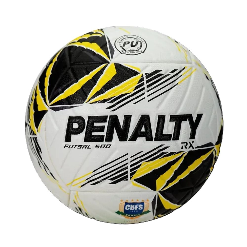 Bola Futsal Penalty RX 500 XXVI - Branco/Preto
