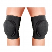 Par de Joelheira Elástica Infantil Acolchoada Vôlei e Futsal - Progne - Preto