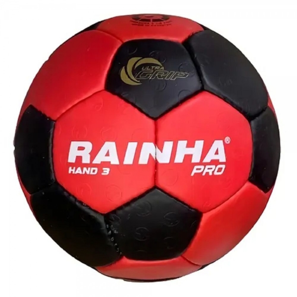Bola Rainha Handebol 3 Pro Vermelho - Vermelho/Preto