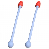 Maça de Ginástica Rítmica Conectável Par Infantil 40cm Tuimader - Laranja