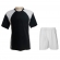 Uniforme TRB 20+1 Camisa Preto/Branco, Calção Branco e Goleiro - Preto/Branco