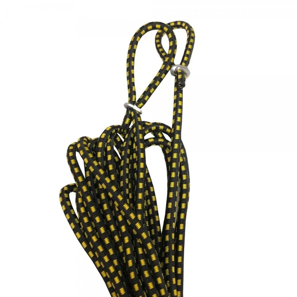 Corda Elástica 10 Metros - Preto/Amarelo