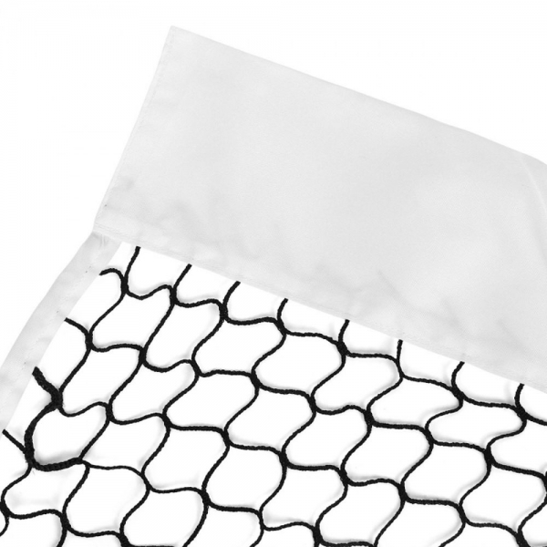 Rede de Pickleball Master Rede Fio 1,5mm 4 Faixas Seda R-PB - Preto/Branco