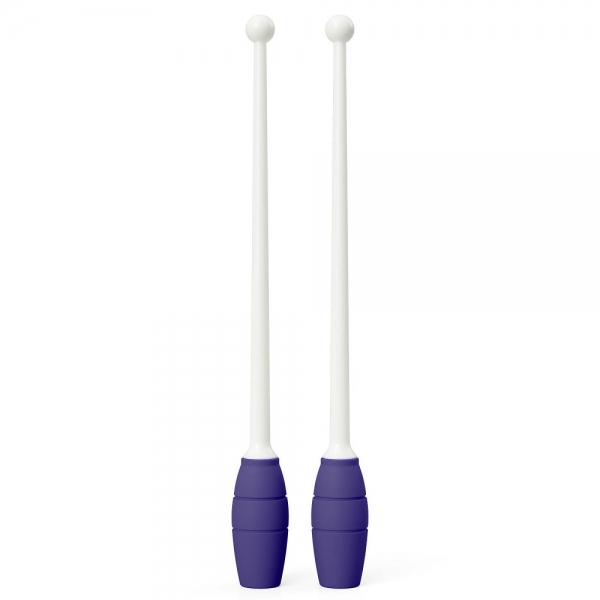 Maça de Ginástica Rítmica Conectavel Par Adulto 40cm Tuimader - Branco/LilÃ¡s