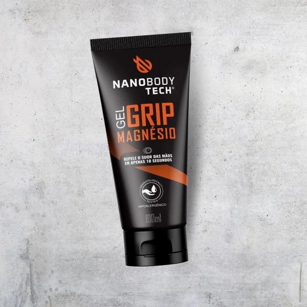 Gel Grip Magnésio NanobodyTech 100 ml - Preto+Preto