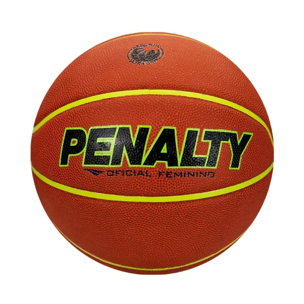 Bola De Basquete Penalty Feminino Crossover Pro 6 XXVI - Laranja/Preto