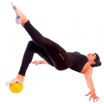 Bola Tonificadora Acte Sports de 2KG Amarela