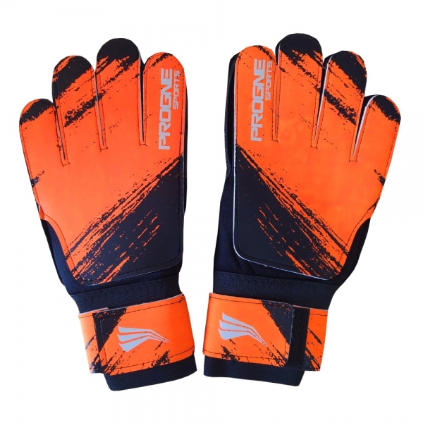 Luva de Goleiro Progne para Campo/Society Preto/Laranja - preto/laranja