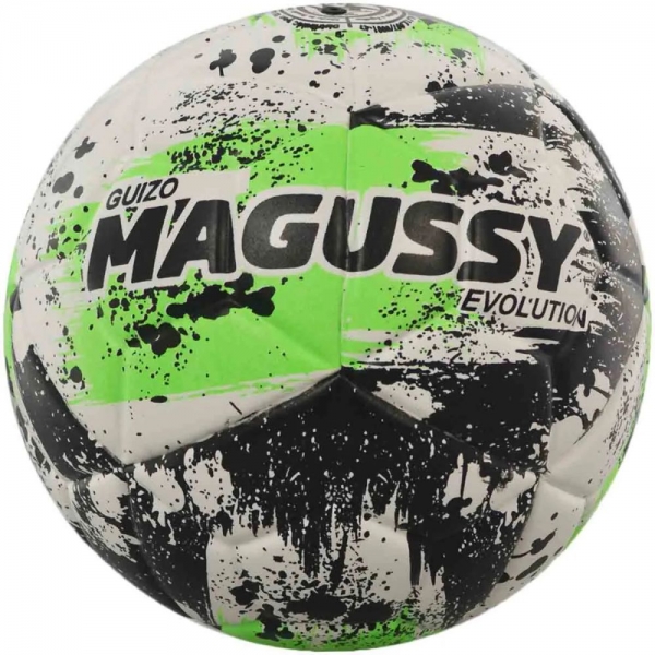 Bola Magussy Evolution Guizo Futsal - Branco/Verde