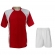 Uniforme Esportivo TRB 20 Camisas Vermelho/Branco e Calções Brancos - Vermelho/Branco