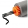 Rolo 3x1 Acte Sports T115, Rolo de Massagem, Rolo com Ranhuras e Bastão de Massagem - Cinza
