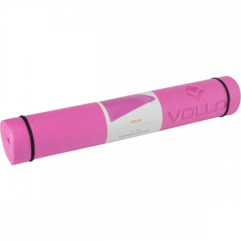 Colchonete para Yoga Vollo - Rosa