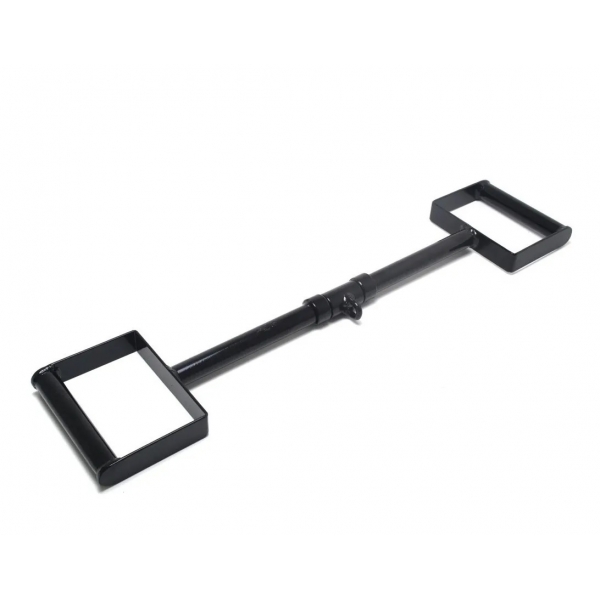 Puxador Neutro 70cm Com Giro Central Fitness Academia Costas - Preto