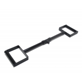 Puxador Neutro 70cm Com Giro Central Fitness Academia Costas - Preto