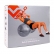 Bola Feijão para Ginástica Peanut Ball 45CM VOLLO - Cinza