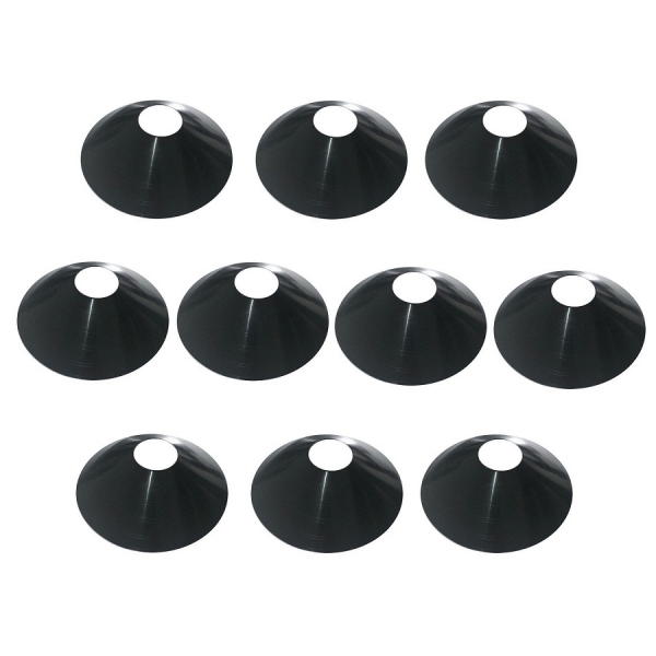 Kit de Cones Chapéu Chinês LDM para Treinamento 10 unidades - Preto