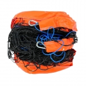 Rede Futevôlei Oficial 2 Faixas PVC Fio 2.0 PE Laranja Spitter - Laranja/Preto
