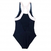 Maiô Maillot Sea Waves Tamanho 38 - Azul/Branco