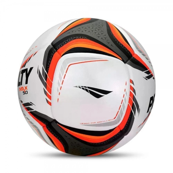 Bola Futsal Infantil Penalty Max 50 XXVI - Branco/Preto