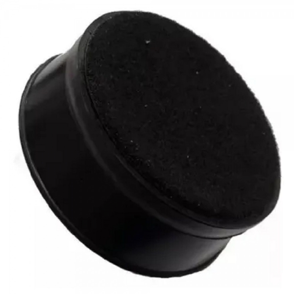 2 Rebatedores 2 Discos Para Mesa De Air Game Hockey - Preto