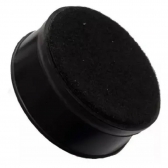 2 Rebatedores 2 Discos Para Mesa De Air Game Hockey - Preto