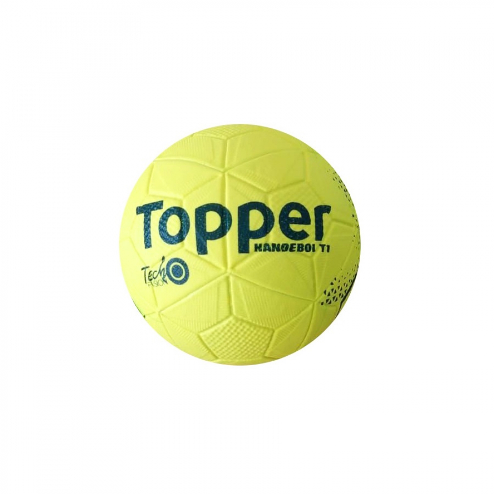 Bola de Handebol Infantil Topper T1 Techfusion - amarelo/preto