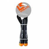 Corda De Pular Ajustável Vollo Jump Rope - Preto/Laranja