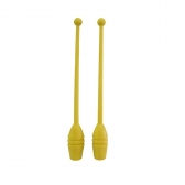Maça de Ginástica Rítmica Par Adulto 40cm Tuimader - Amarelo