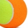 Bola de Tênis e Beach Tennis Spin 50 Macia Pacote com 40 Unidades - Amarelo/Laranja