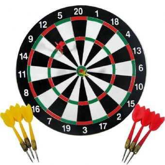 Jogo de Dardo com 6 setas Gold Sports