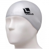 Touca Natação Silicone Vollo Sports Cinza - Cinza/Preto