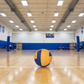 Bola Rainha Vôlei 7.5 Pro Oficial - Amarelo/Azul