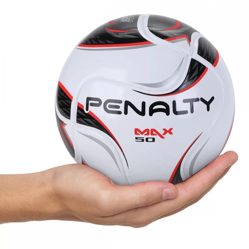 Bola de Futsal Infantil Sub 7 / Sub 9 Penalty Max 50 Term XXII - Branco/Preto