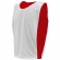 Kit com 20 Coletes Esportivos Dupla Face TRB Branco e Vermelho - Branco/Vermelho