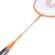 Kit Badminton Vollo com 2 Raquetes 3 Petecas - Laranja