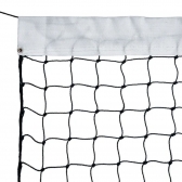 Rede de Tênis com 1 Faixa - Gismar Redes - Branco/Preto