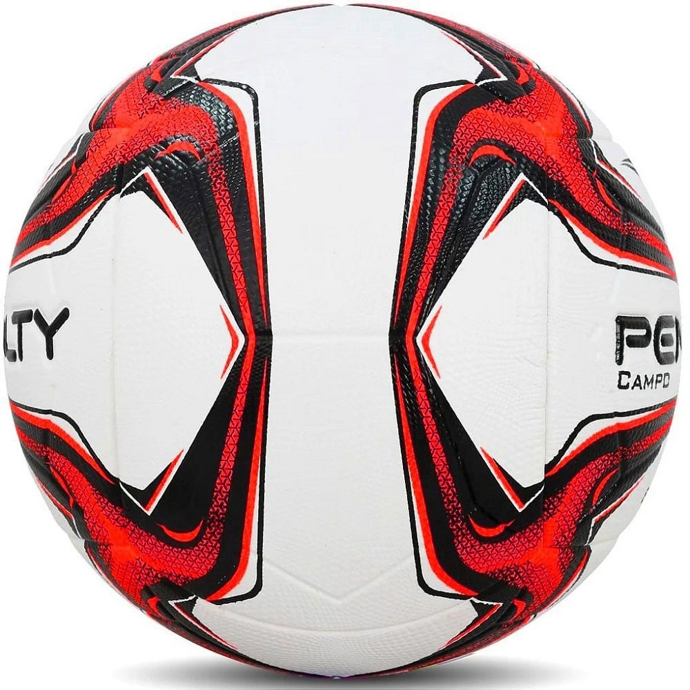 Bola De Futebol De Campo Penalty Bravo Xxiv Branco/Vermelho - Vermelho