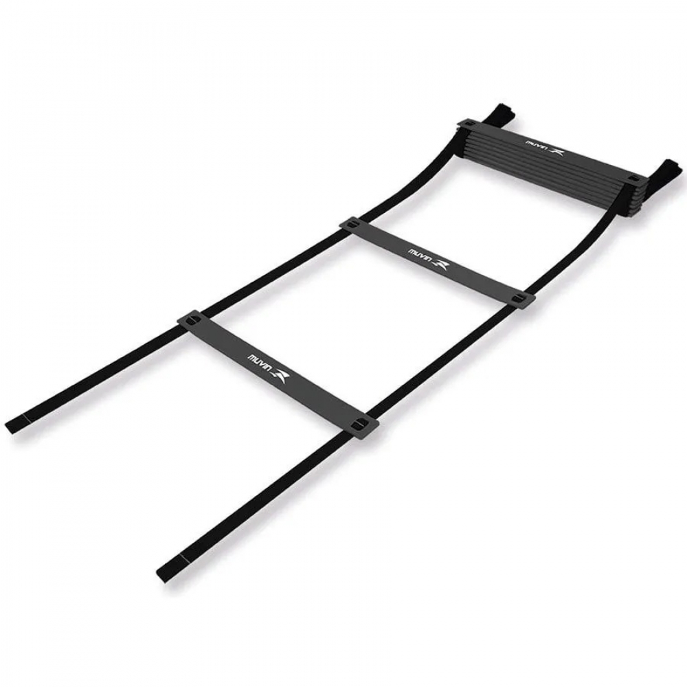 Escada de Agilidade Muvin 5 Metros - Preto/Preto