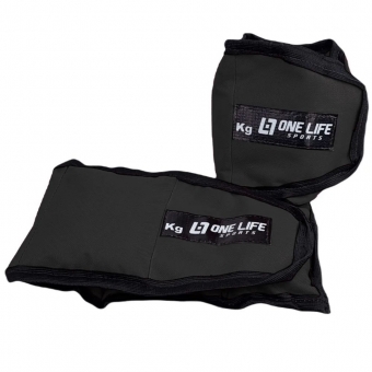 Par de Caneleira Tornozeleira Profissional 5kg - One Life