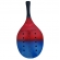 Raquete de Beach Tennis Sakis Sport de Madeira Azul/Vermelho - Azul/Vermelho