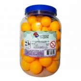 Pote de Bola de Tênis de Mesa AF Brinq com 48 Unidades - Laranja
