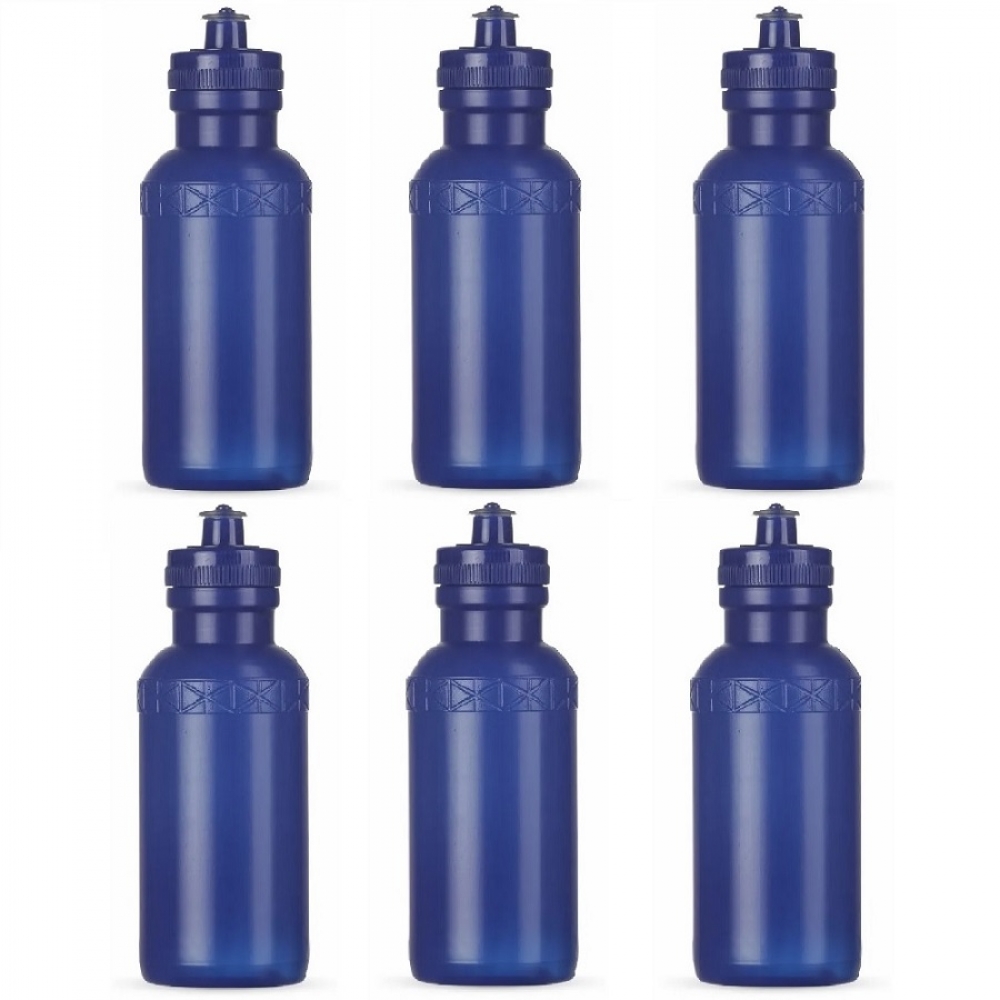 Kit 6 Unidades Squeeze Magussy 500ml - Azul