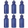 Kit 6 Unidades Squeeze Magussy 500ml - Azul