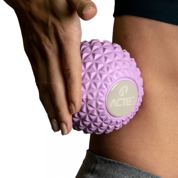Bola Massageadora 9cm Diamond T240 Acte Sports - LilÃ¡s