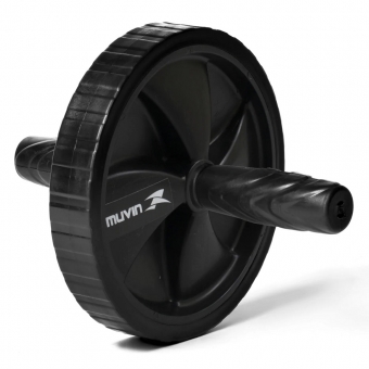 Roda de Exercícios Abdominais Muvin Preta