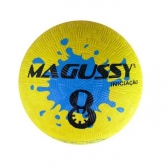 Bola Iniciação de Borracha Magussy Tamanho 8 - Amarelo