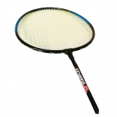 Kit Badminton Starflex Sports 2 Raquetes e 2 Petecas - Azul