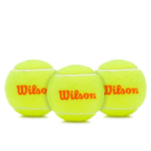 Bola de Tênis Wilson Starter Stage 2 Orange Pacote com 03 Unidades - Laranja