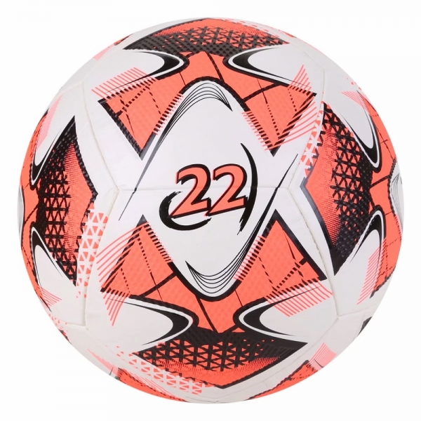 Bola Society Topper 22 Branco/Laranja - Branco/Laranja